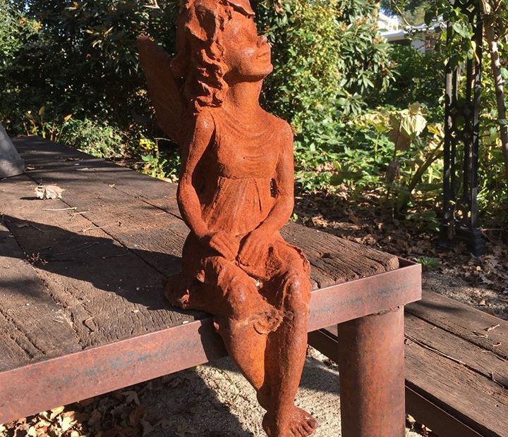The River House Statue | Food Forest Garden | The River House Bingara